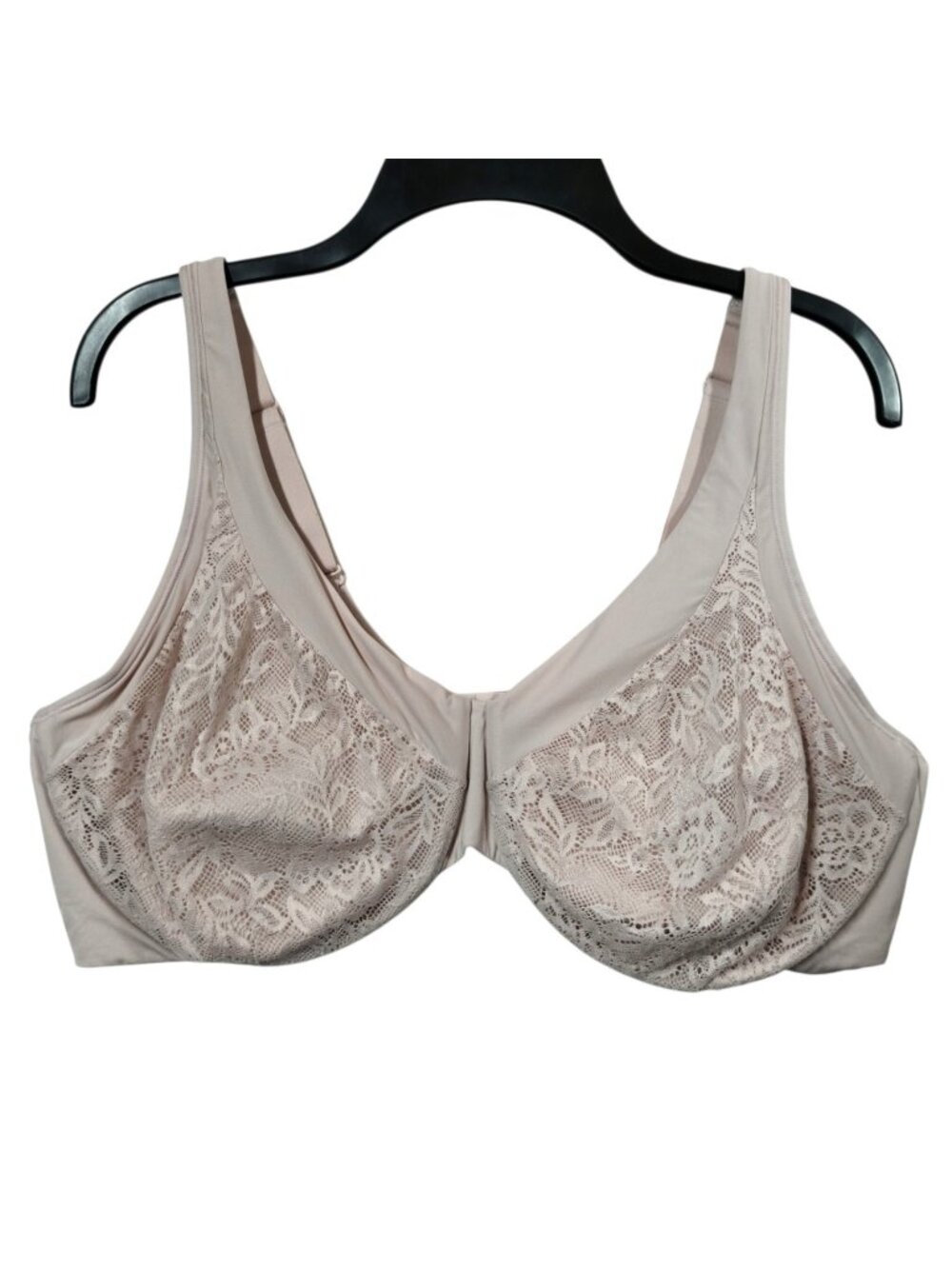 44D Playtex 4833 Ultra Soft No Poke Dreamwire Underwire Bra Beige